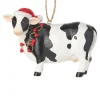 Cow With Santa Hat Ornament< Online