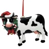Cow With Wreath Ornament | The Christmas Loft<Kurt Adler Discount