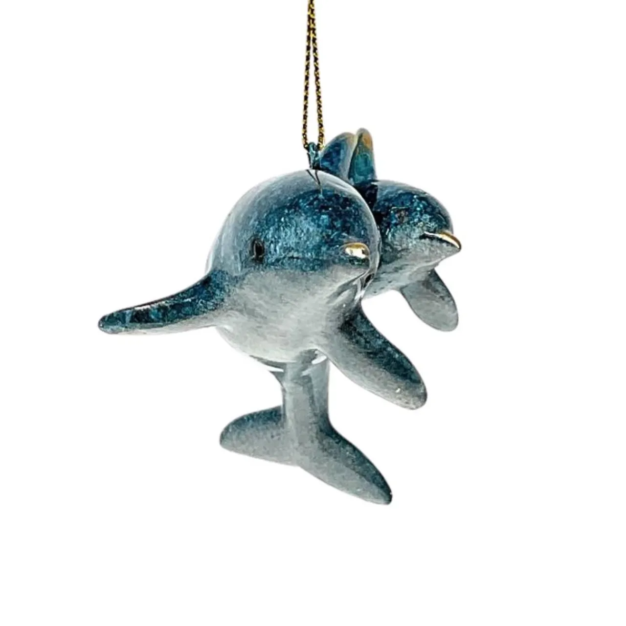 Cozumel Mom and Baby Dolphin Ornament< Hot