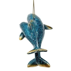 Cozumel Mom and Baby Dolphin Ornament< Hot