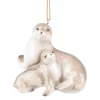Cozumel Reef Mom And Baby Seal Ornament - The Christmas Loft< New