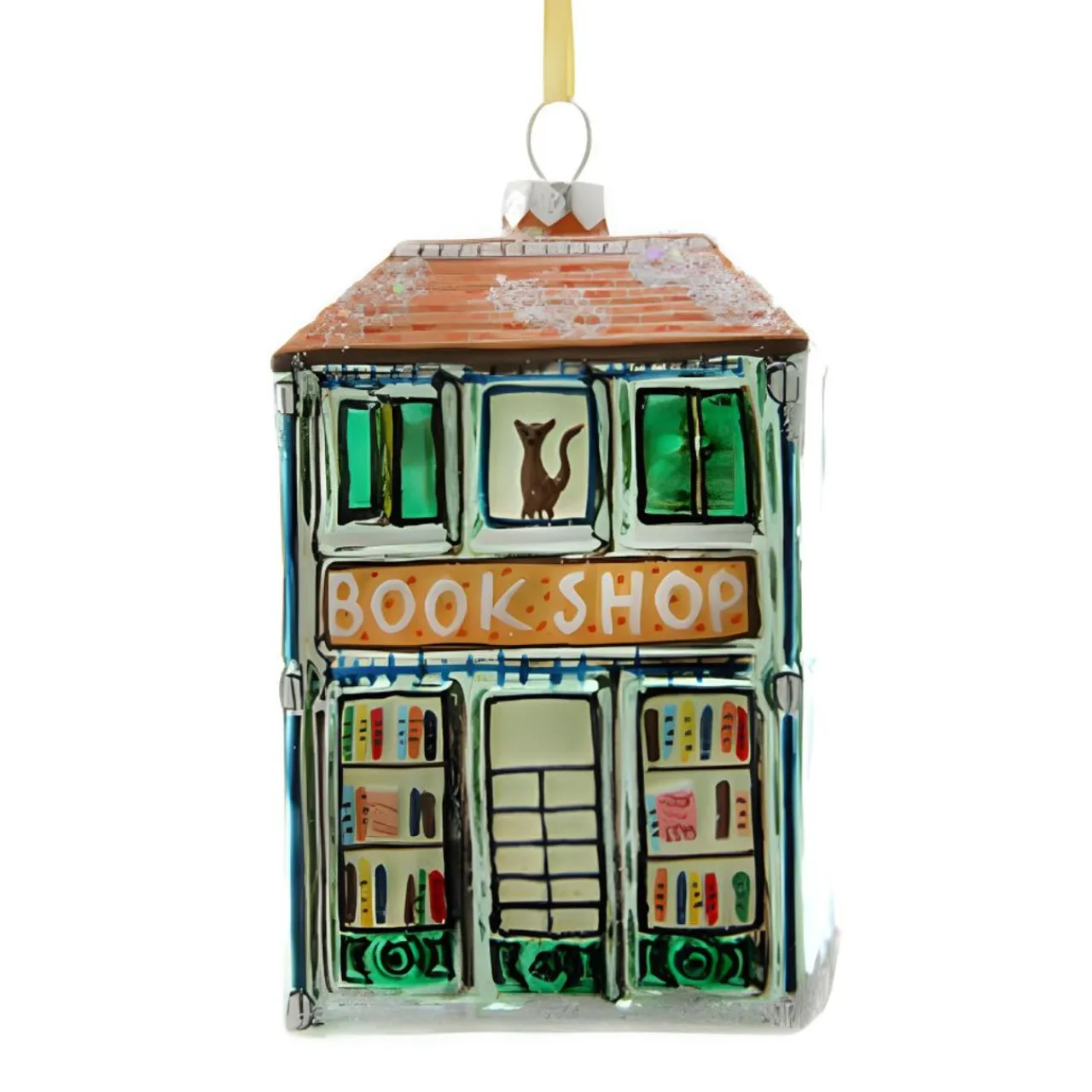 Cozy Bookshop Holiday Ornament<Cody Foster & Co. Discount