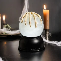 Creepy Bones Lited Swirling Bat Globe< Discount