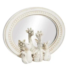 Critter Friends with Glasses Mirror Décor< Hot