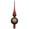 Dark Red Glass Finial Tree Topper< Online