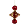 Dark Red Merry & Bright Spindle Ornament<Cody Foster & Co. Hot