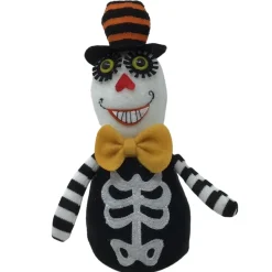 Day Of The Dead Skeleton With Top Hat | The Christmas Loft< Discount