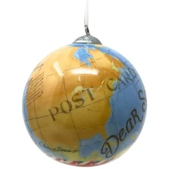 Dear Santa Map Ball Ornament< Discount
