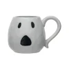 Debossed Stoneware Ghost Mug< Discount