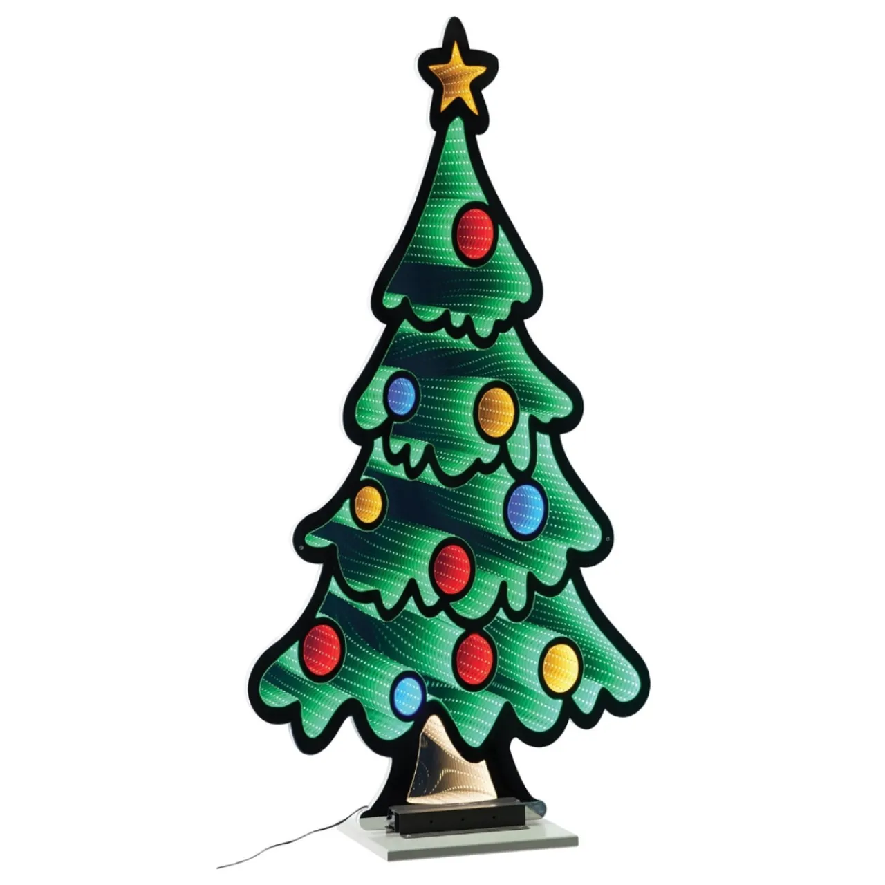 Decorated Christmas Tree Infinity Light< Best