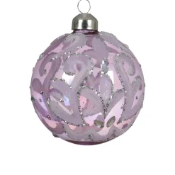 Decoris Elegant Light Purple Ball Ornament Set of 3< Outlet