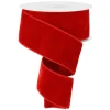 Deluxe Rich Deep Red Velvet Ribbon 10 Yards x 2.5 Inch Wide< Hot