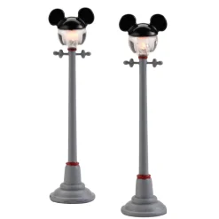 - Disney Village - Mickey Mouse Street Lamps Set of 2<Department 56 Hot
