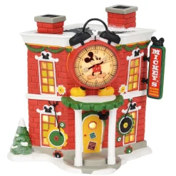 - Disney Village - Mickeys Alarm Clock Shop Lit Building<Department 56 Outlet