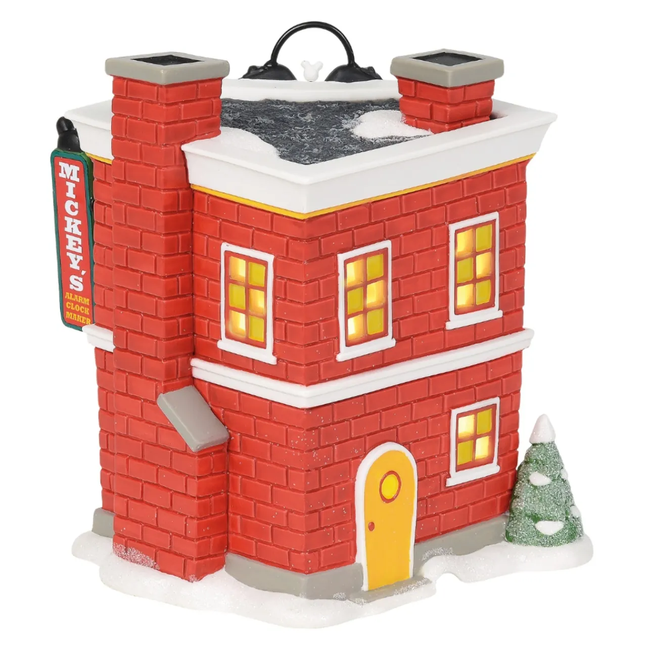 - Disney Village - Mickeys Alarm Clock Shop Lit Building<Department 56 Outlet