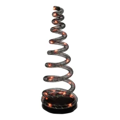 - Halloween Village - Spiralight LED Tree Orange<Department 56 Best