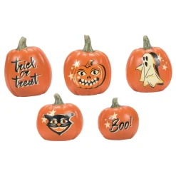 - Halloween Village - Vintage Pumpkins Set Of 5<Department 56 Sale