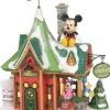- North Pole Series Mickey's Stuffed Animals Lighted Buildings<Department 56 Clearance