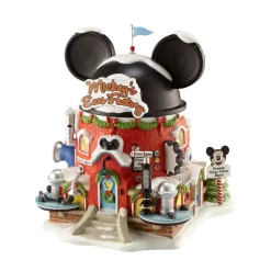 - North Pole Village Mickey's Ear Factory Miniature Lit Building<Department 56 Online