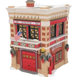 - Original Snow Village - Engine 223 Fire House<Department 56 Clearance