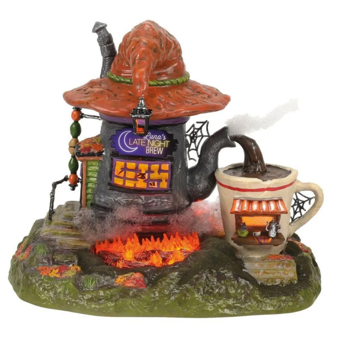 - Snow Village Halloween - Luna’s Late Night Brew Set/2<Department 56 Clearance