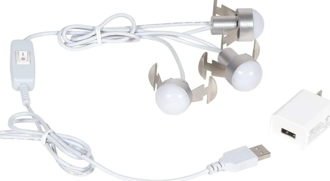 - Village Accessory - USB LED 3 Light Cord | The Christmas Loft<Department 56 Hot