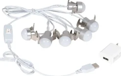 Village Collection USB LED 6 Light Accessory Set, 108 Inch, White<Department 56 Best