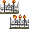 ​​​​​​​-Halloween Jack-o-Latern Miniature Lit Fence, Village Access<Department 56 Best