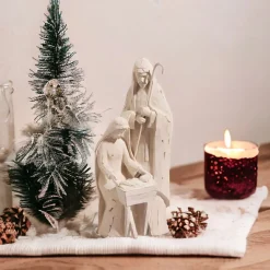 Distressed Holy Family< New