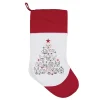 Dog Face Christmas Tree Stocking< New