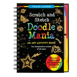 Doodle Mania Scratch and Sketch Art Activity Book< Outlet