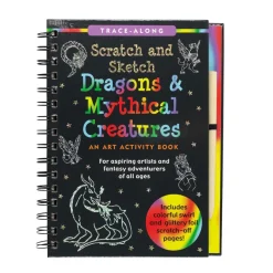 Dragons & Mythical Creatures Scratch & Sketch Art Activity Book< Clearance