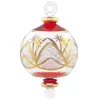 Egyptian Glass Small Gold and Red Ornament | The Christmas Loft<Egyptian Museum Discount