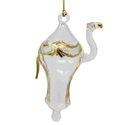 Glass Gold Etched Camel Ornament<Egyptian Museum Online