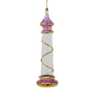 Glass Purple Lighthouse Ornament<Egyptian Museum Online