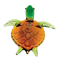 Hand Blown Glass Sea Turtle Ornament<Egyptian Museum New