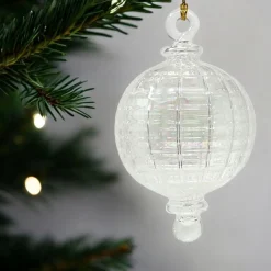 Small Clear Iris Glass Ornament<Egyptian Museum Fashion