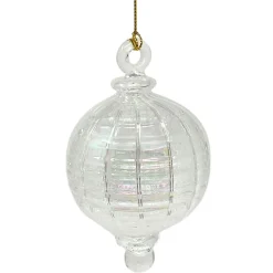 Small Clear Iris Glass Ornament<Egyptian Museum Fashion