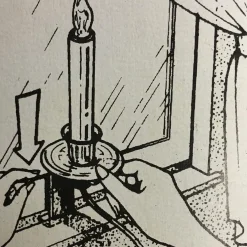 Electric Plug-In Window Candle with Gold Base< Best