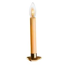Electric Plug-In Window Candle with Gold Base< Best