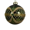 Elegant Green Ball Set of 2 Ornaments< Sale