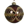 Elegant Red Ball Set of 2 Ornaments< Clearance