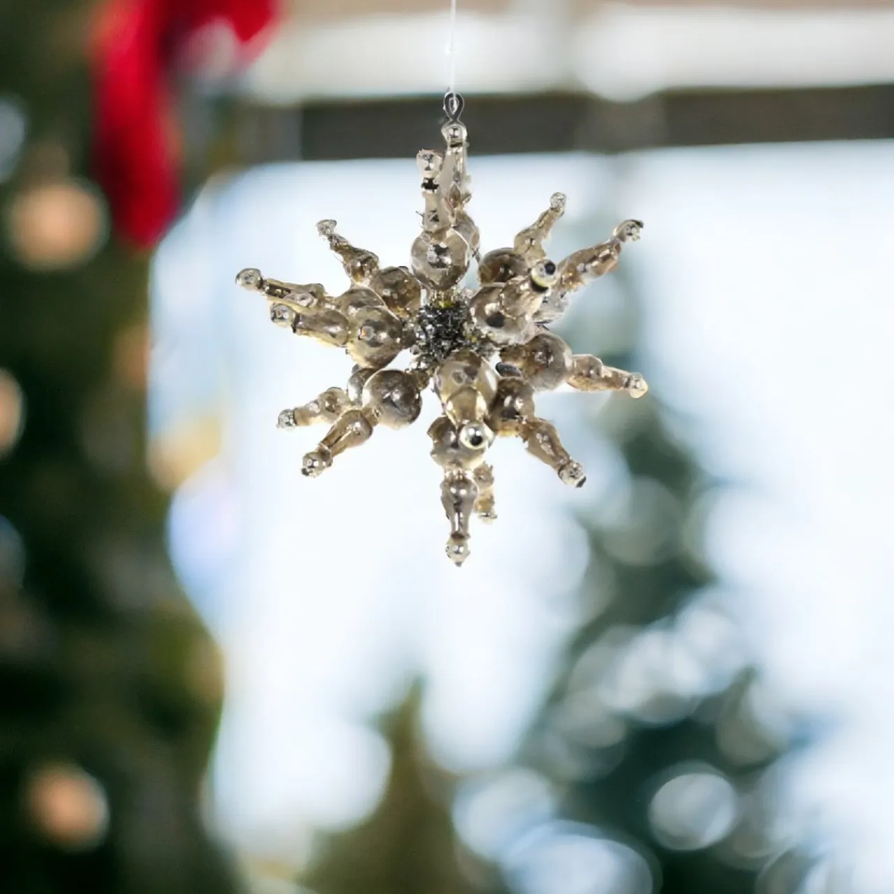 Elegant Tinsel Sputnik Star Ornament<Cody Foster & Co. Discount