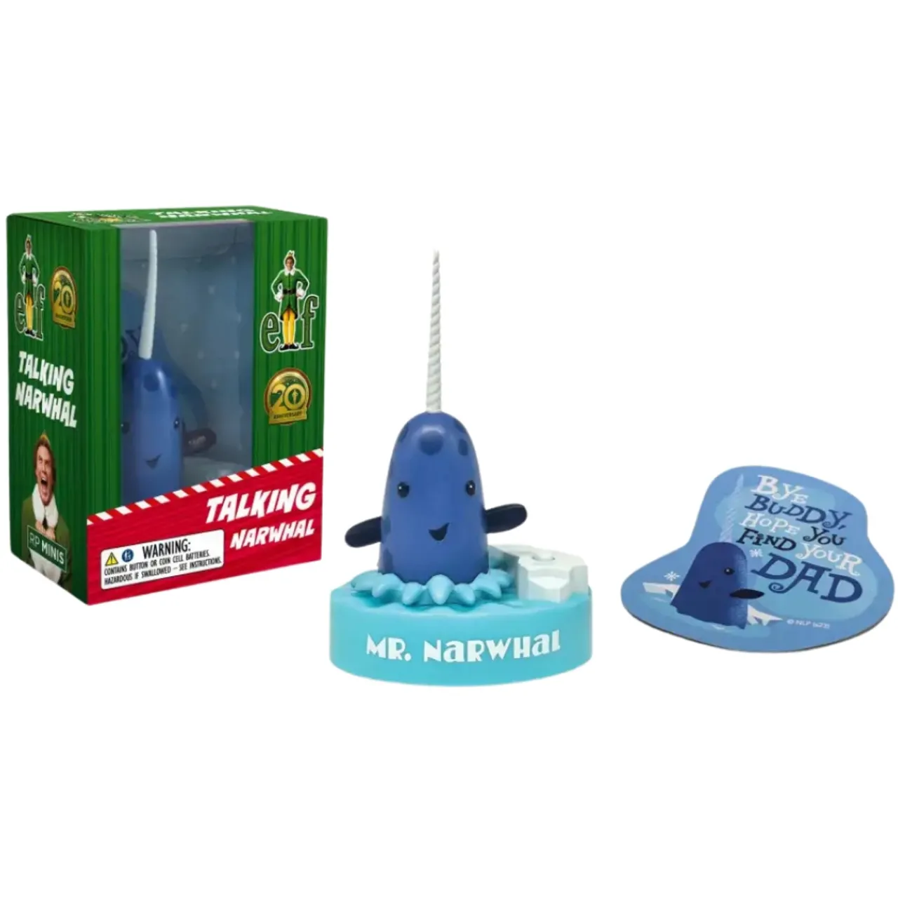 Elf Talking Narwhal Figurine< Outlet