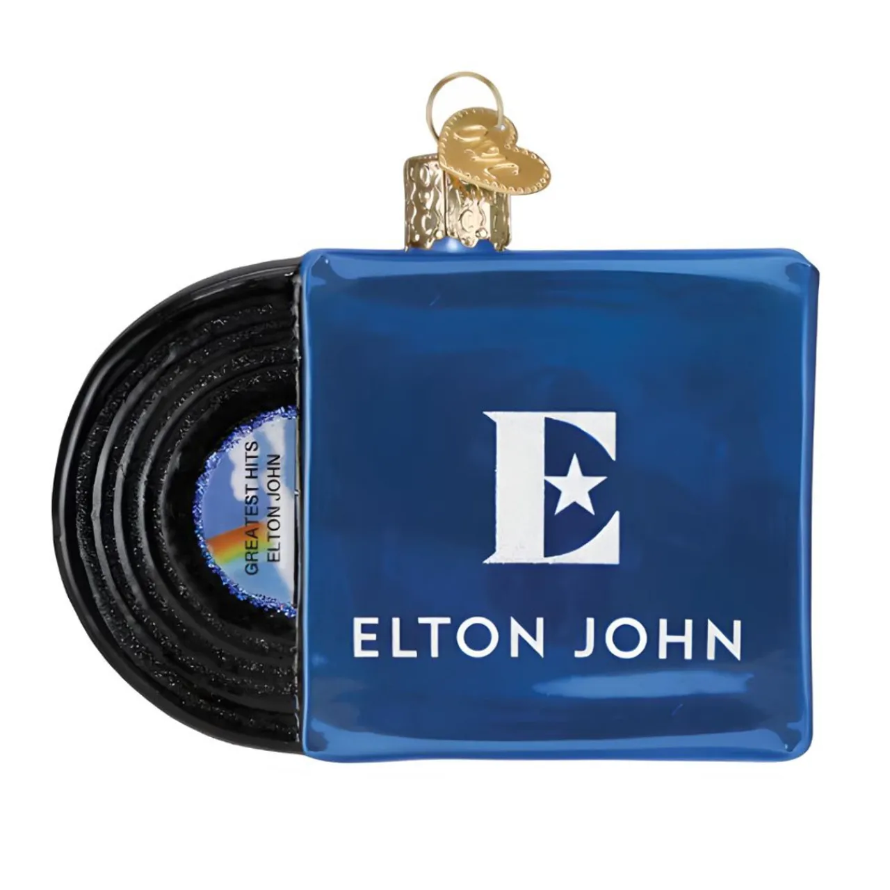 Elton John Album Ornament<Old World Glass Clearance