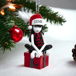 Emily The Strange Leave Me Alone Ornament, 3.5 Inch, EY1241<Kurt Adler Hot