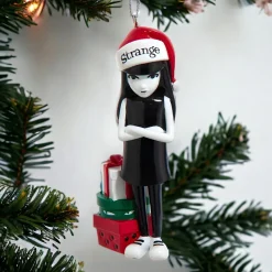 Emily The Strange Santa Hat Ornament, 3.5in, EY1241<Kurt Adler Discount
