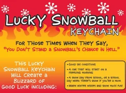 Enesco Gift - Lucky Snowball Key Chain by Lorrie Veasey - #6005148<Department 56 Sale