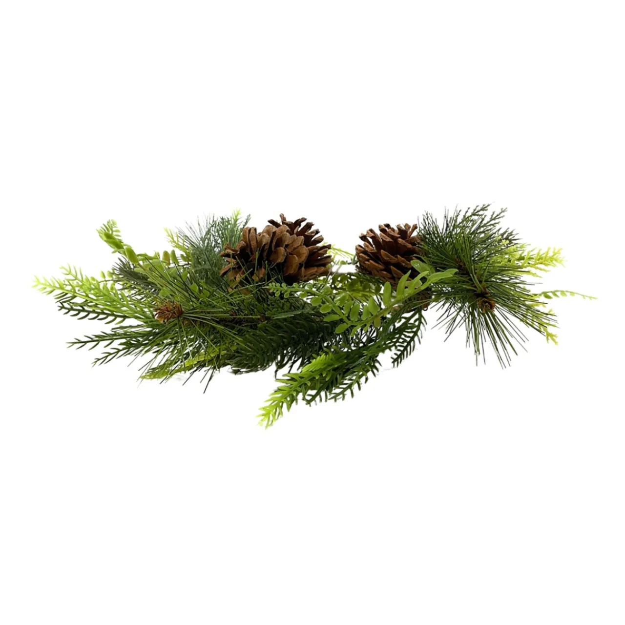Evergreen Pine and Pinecone Candle Ring< Fashion