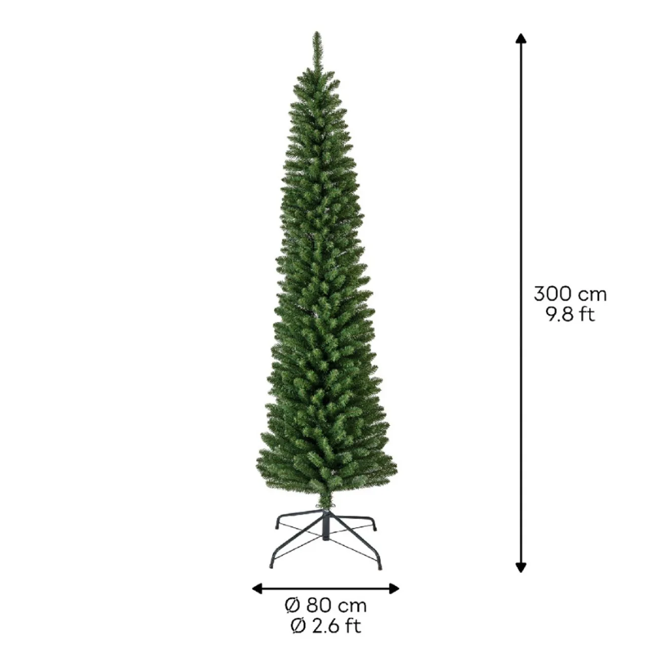 Everlands 9 Foot Unlit Pencil Pine Tree< Best